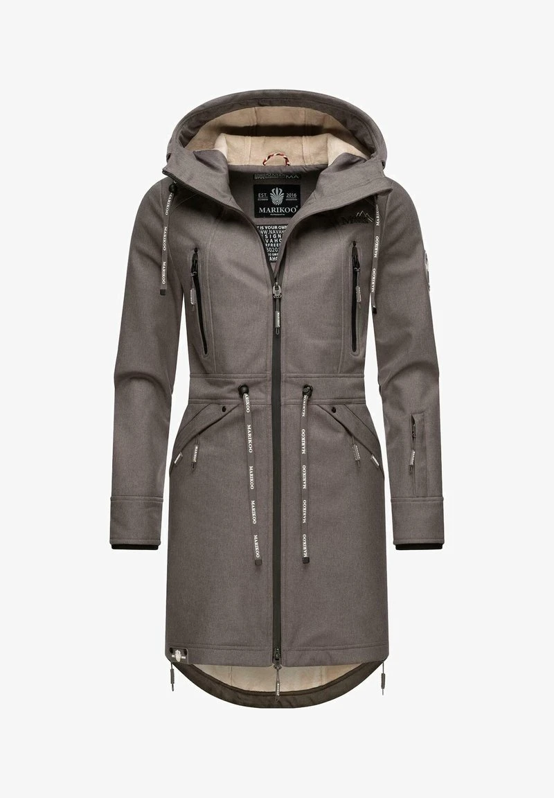 Marikoo RACQUELLE - Parka - Grey Melange 7 Marikoo RACQUELLE - Parka - Grey Melange – Bild 5