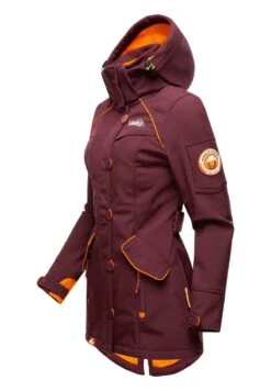 Marikoo SOULINAA - Parka - Dark Red Melange -Marikoo 07e08f82269d4836a0286928f2fdd488