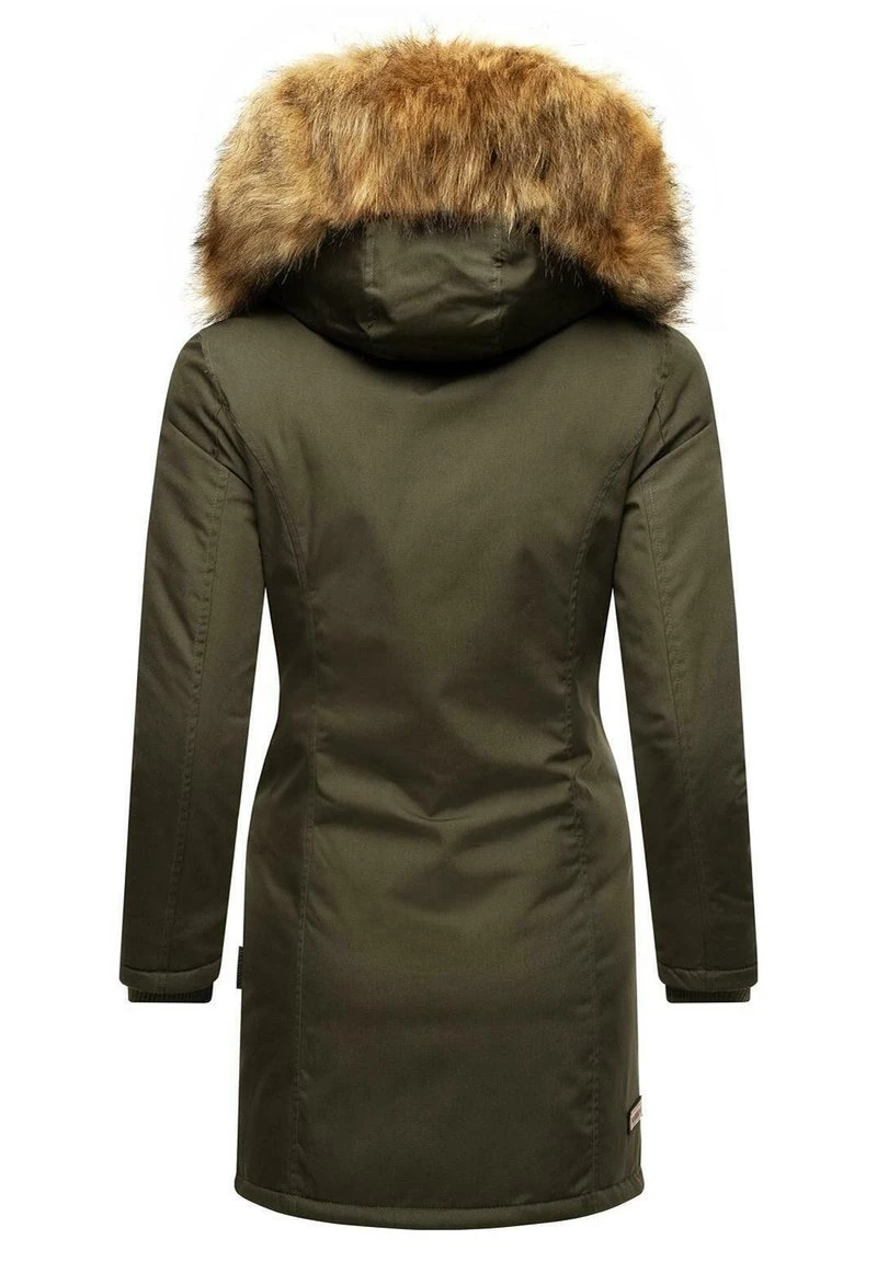 Marikoo KARMAA - Wintermantel - Olive 5 Marikoo KARMAA - Wintermantel - Olive – Bild 3