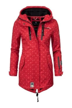 Marikoo Winterjacke - Rot - Parka Damen Winterjacken 675237210