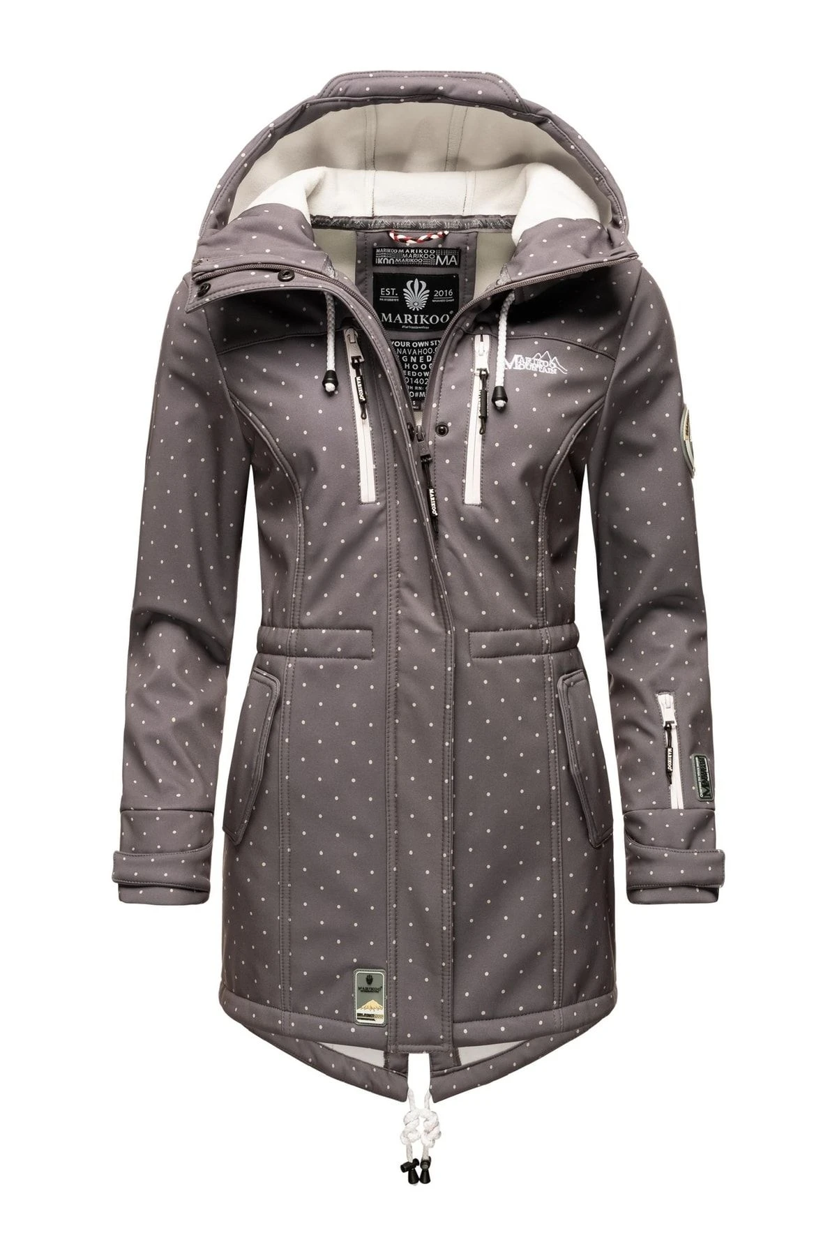 Marikoo Winterjacke - Grau - Parka Damen Winterjacken 675239593 3 Marikoo Winterjacke - Grau - Parka Damen Winterjacken 675239593