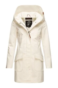 Marikoo Mantel - Weiß - Basic Damen Mäntel 691810365