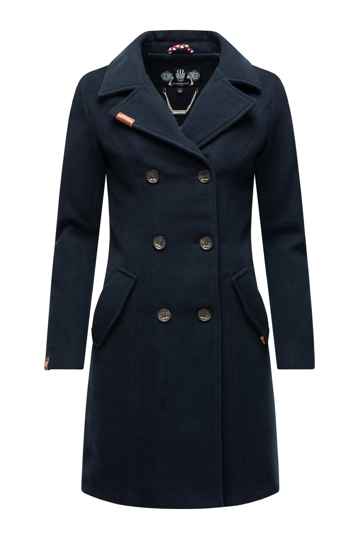 Marikoo Mantel - Blau - Parka Damen Mäntel 675238710 3 Marikoo Mantel - Blau - Parka Damen Mäntel 675238710