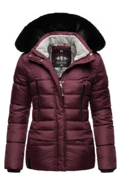 Marikoo Winterjacke - Rot - Puffer Damen Winterjacken 675242123