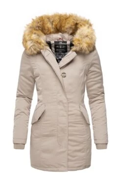 Marikoo Mantel - Beige - Parka Damen Mäntel 675237149