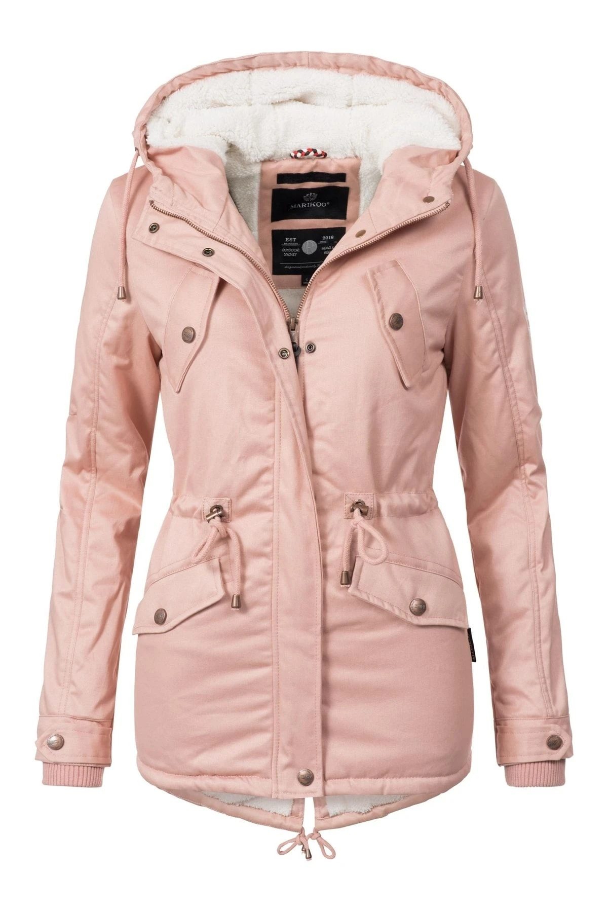 Marikoo Winterjacke - Rosa - Parka 3 Marikoo Winterjacke - Rosa - Parka