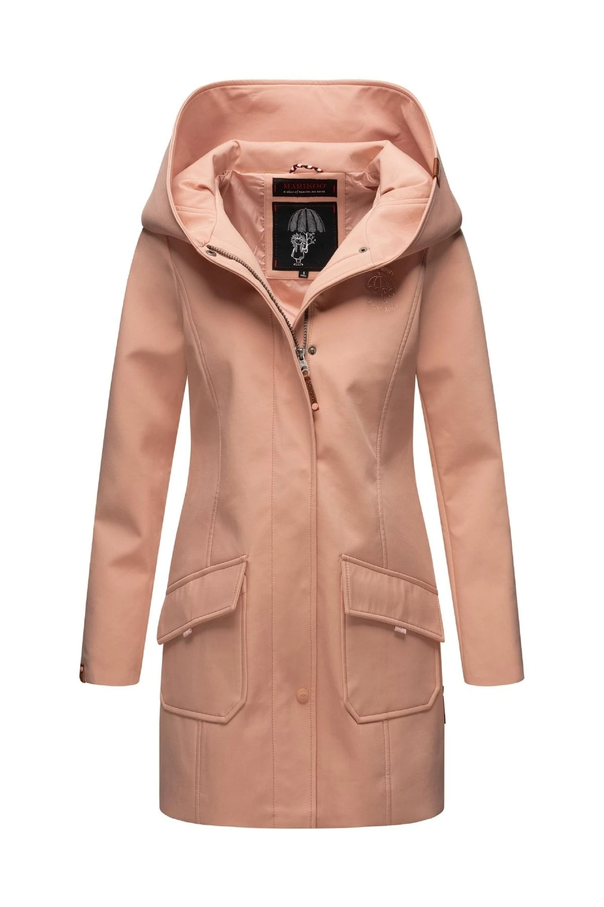 Marikoo Mantel - Rosa - Basic 3 Marikoo Mantel - Rosa - Basic