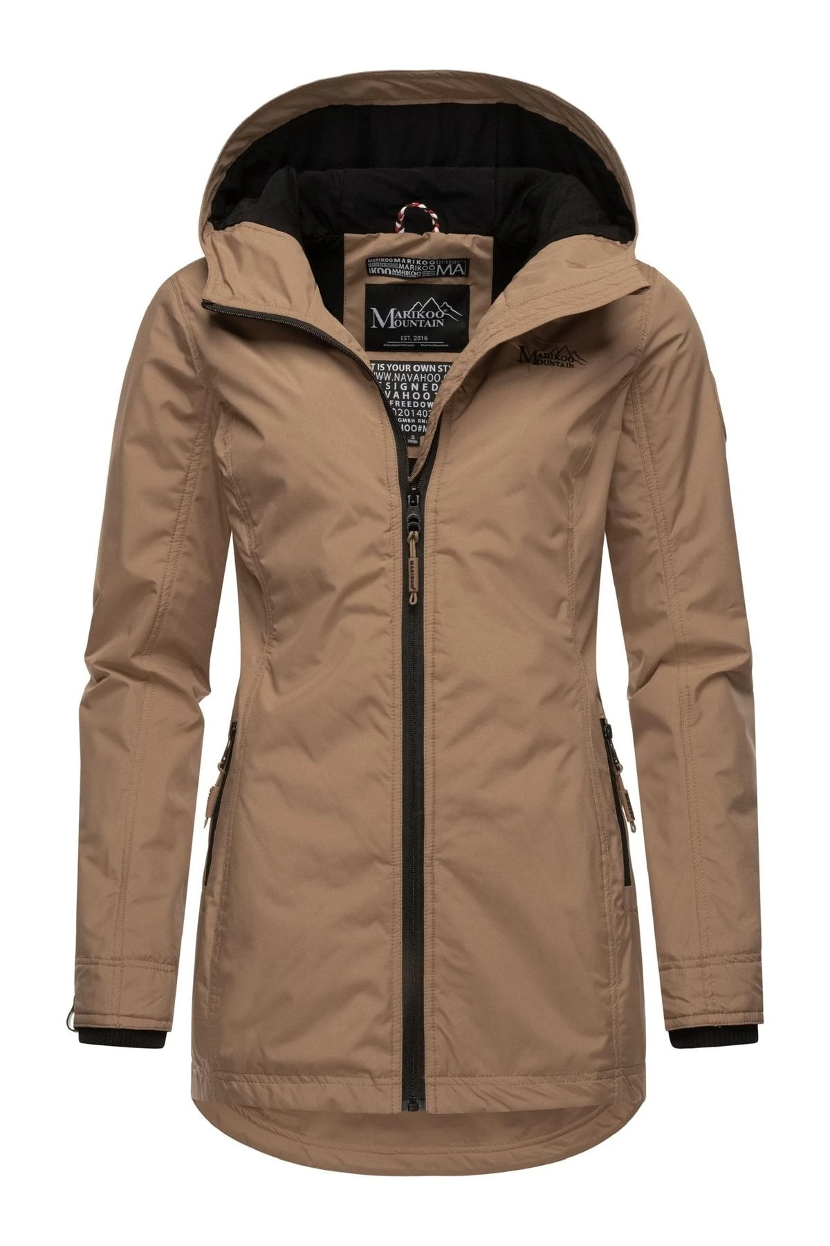 Marikoo Jacke - Braun - Figurbetont Damen Jacken 757749009 3 Marikoo Jacke - Braun - Figurbetont Damen Jacken 757749009