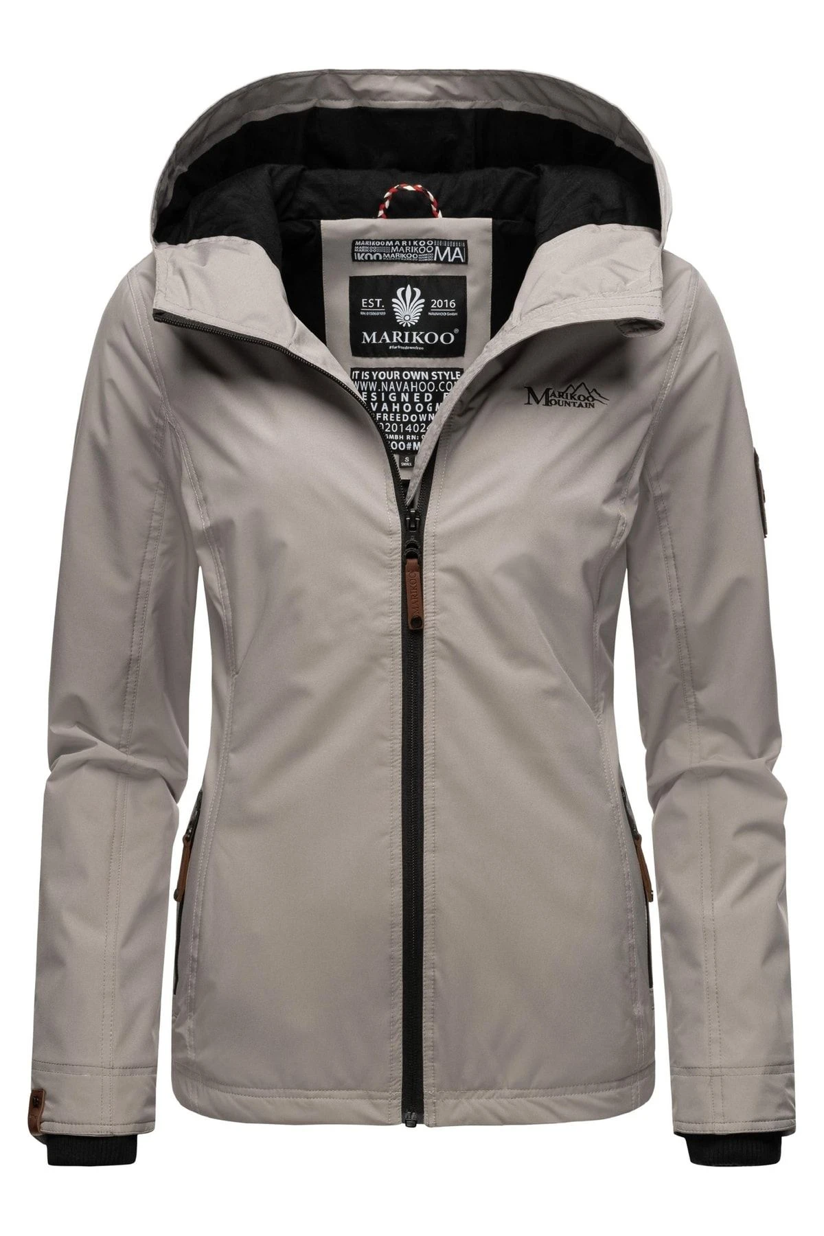 Marikoo Winterjacke - Grau - Parka Damen Winterjacken 675235421 3 Marikoo Winterjacke - Grau - Parka Damen Winterjacken 675235421