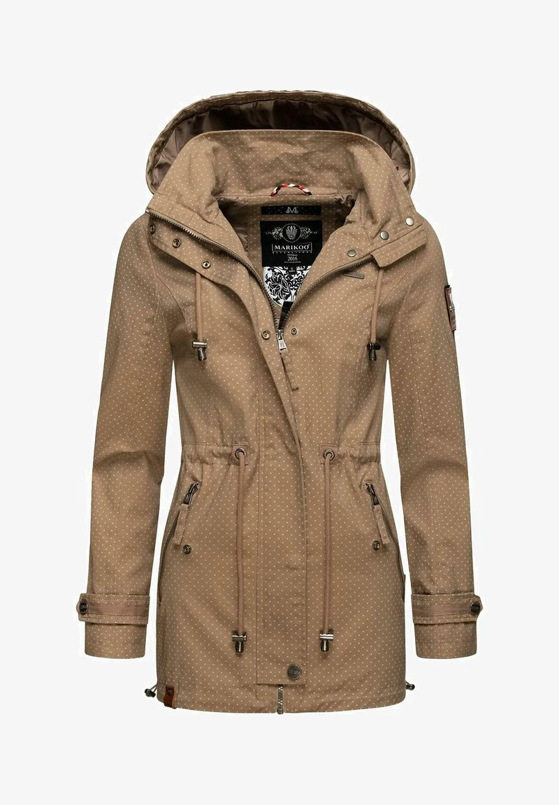 Marikoo NYOKOO - Parka - Taupe Dots 3 Marikoo NYOKOO - Parka - Taupe Dots