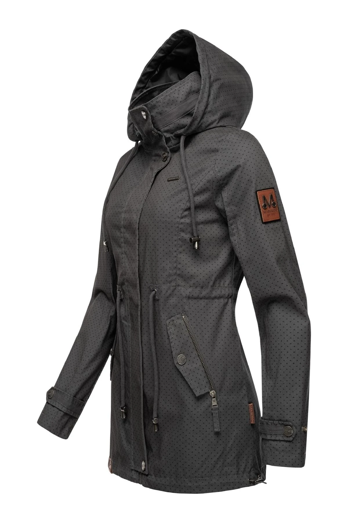 Marikoo Winterjacke - Grau - Parka Damen Winterjacken 675240787 4 Marikoo Winterjacke - Grau - Parka Damen Winterjacken 675240787 – Bild 2