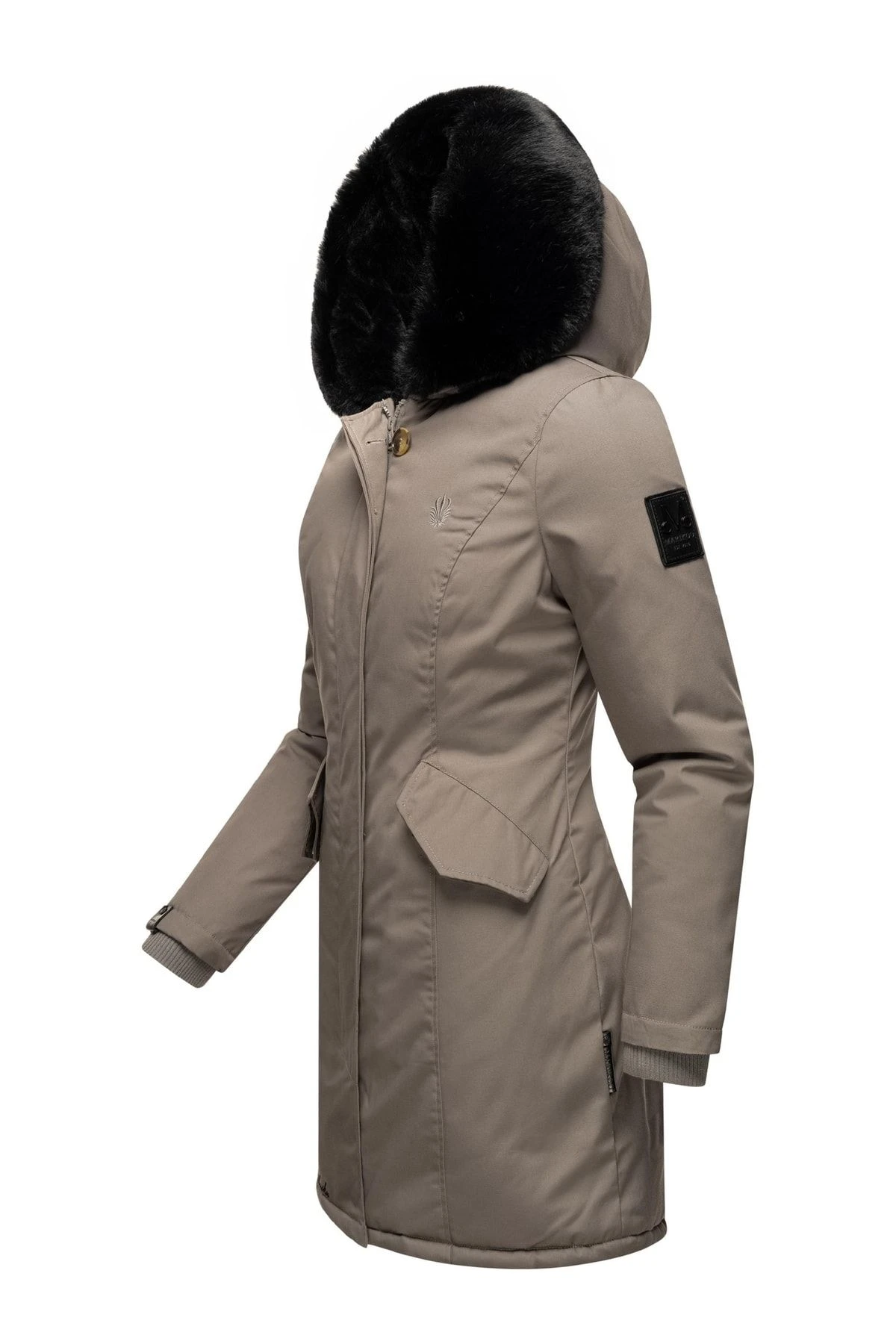 Marikoo Mantel - Grau - Parka Damen Mäntel 675241370 4 Marikoo Mantel - Grau - Parka Damen Mäntel 675241370 – Bild 2