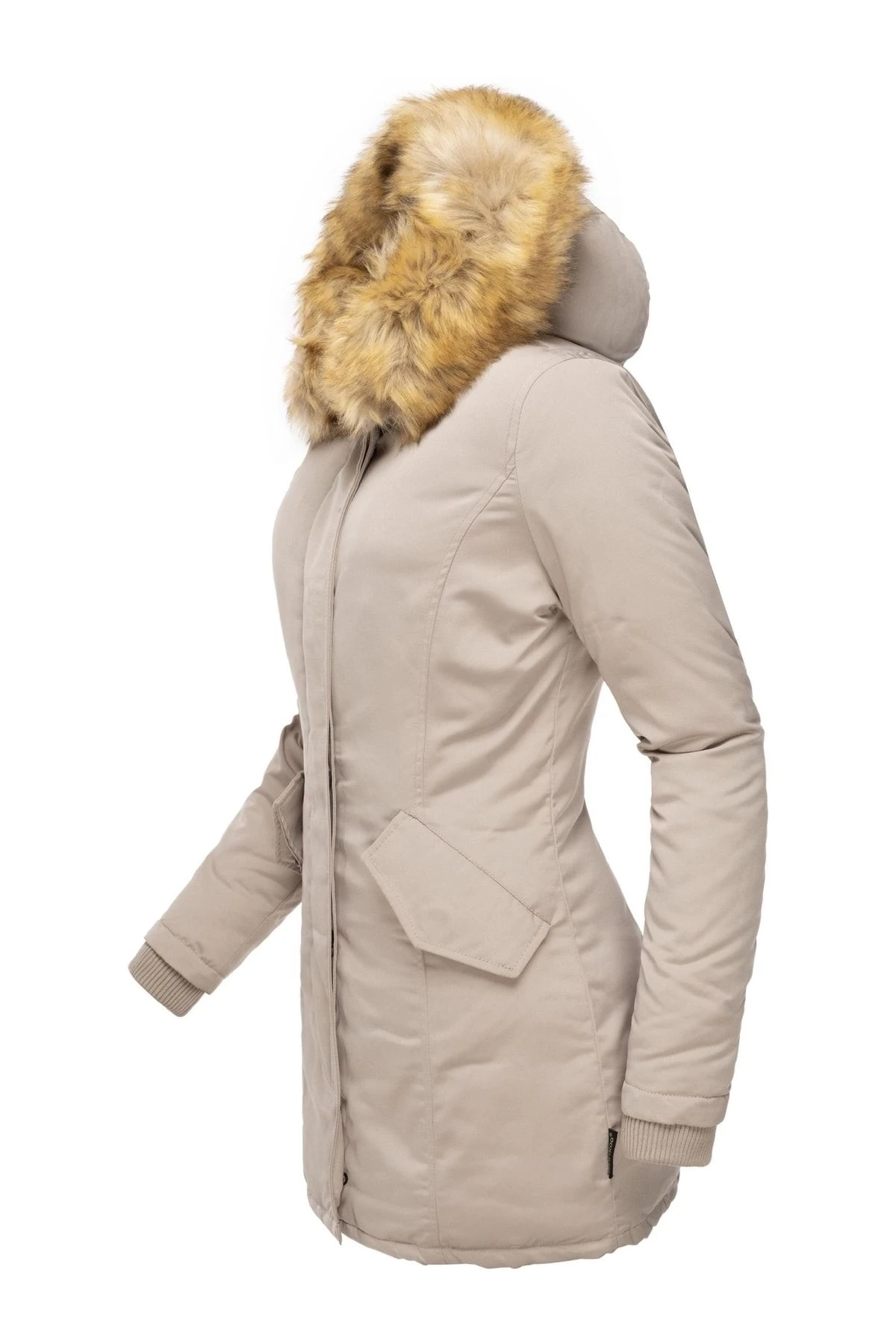 Marikoo Mantel - Beige - Parka Damen Mäntel 675237149 4 Marikoo Mantel - Beige - Parka Damen Mäntel 675237149 – Bild 2