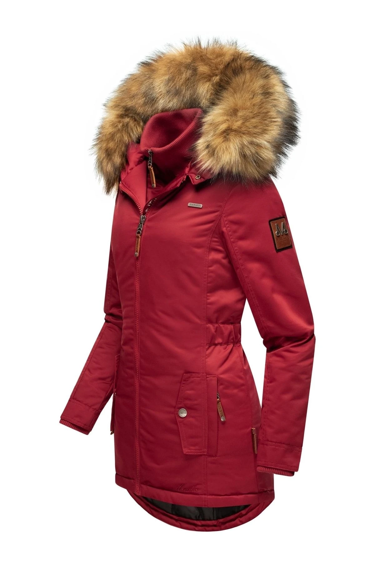 Marikoo Mantel - Rot - Parka Damen Mäntel 675241800 4 Marikoo Mantel - Rot - Parka Damen Mäntel 675241800 – Bild 2
