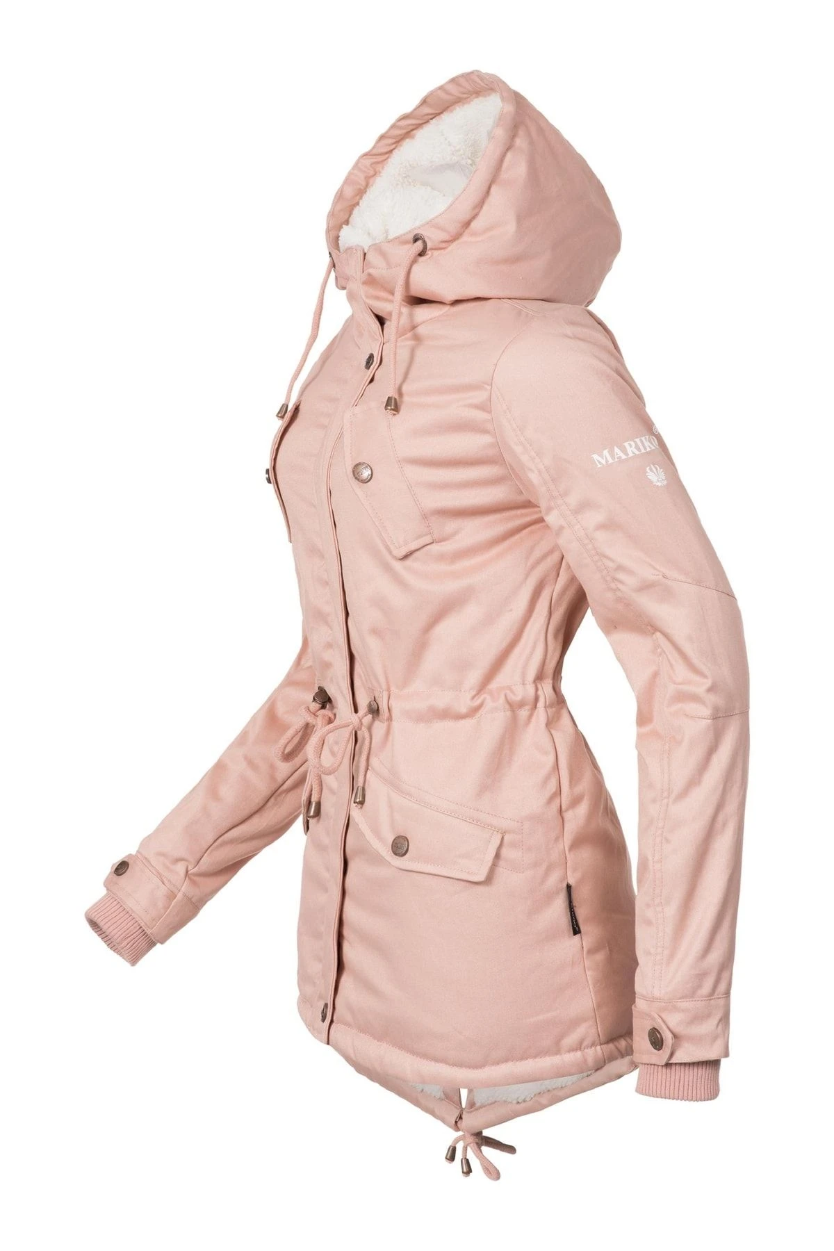 Marikoo Winterjacke - Rosa - Parka 4 Marikoo Winterjacke - Rosa - Parka – Bild 2