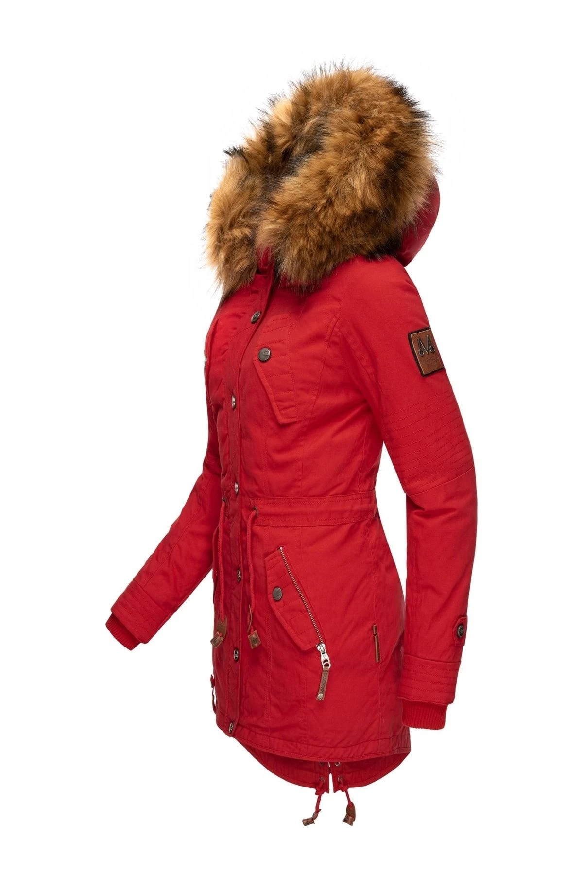 Marikoo Mantel - Rot - Parka Damen Mäntel 675238421 4 Marikoo Mantel - Rot - Parka Damen Mäntel 675238421 – Bild 2