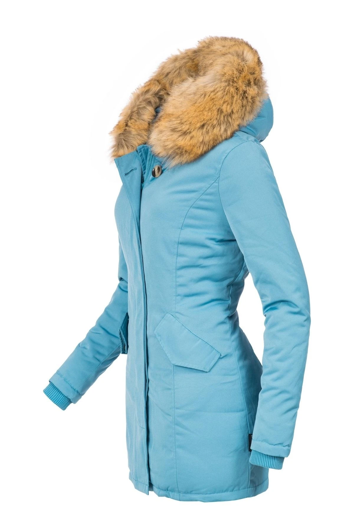 Marikoo Mantel - Blau - Parka Damen Mäntel 675235721 4 Marikoo Mantel - Blau - Parka Damen Mäntel 675235721 – Bild 2