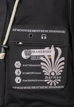 Marikoo ZIMTZICKE - Parka - Black -Marikoo 2e1d8a19458045f79aa372b035e052d2