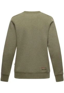 Marikoo UMIKOO - Sweatshirt - Dusty Olive Melange -Marikoo 32b70d6b85564cc296f200bc4ccd0c2f