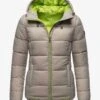 Marikoo LEANDRAA - Winterjacke - Zinc Grey -Marikoo 3ba2ab43be564a9ba7d9e105bd55be0e
