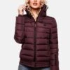 Marikoo Winterjacke - Rot - Puffer Damen Winterjacken 675236679