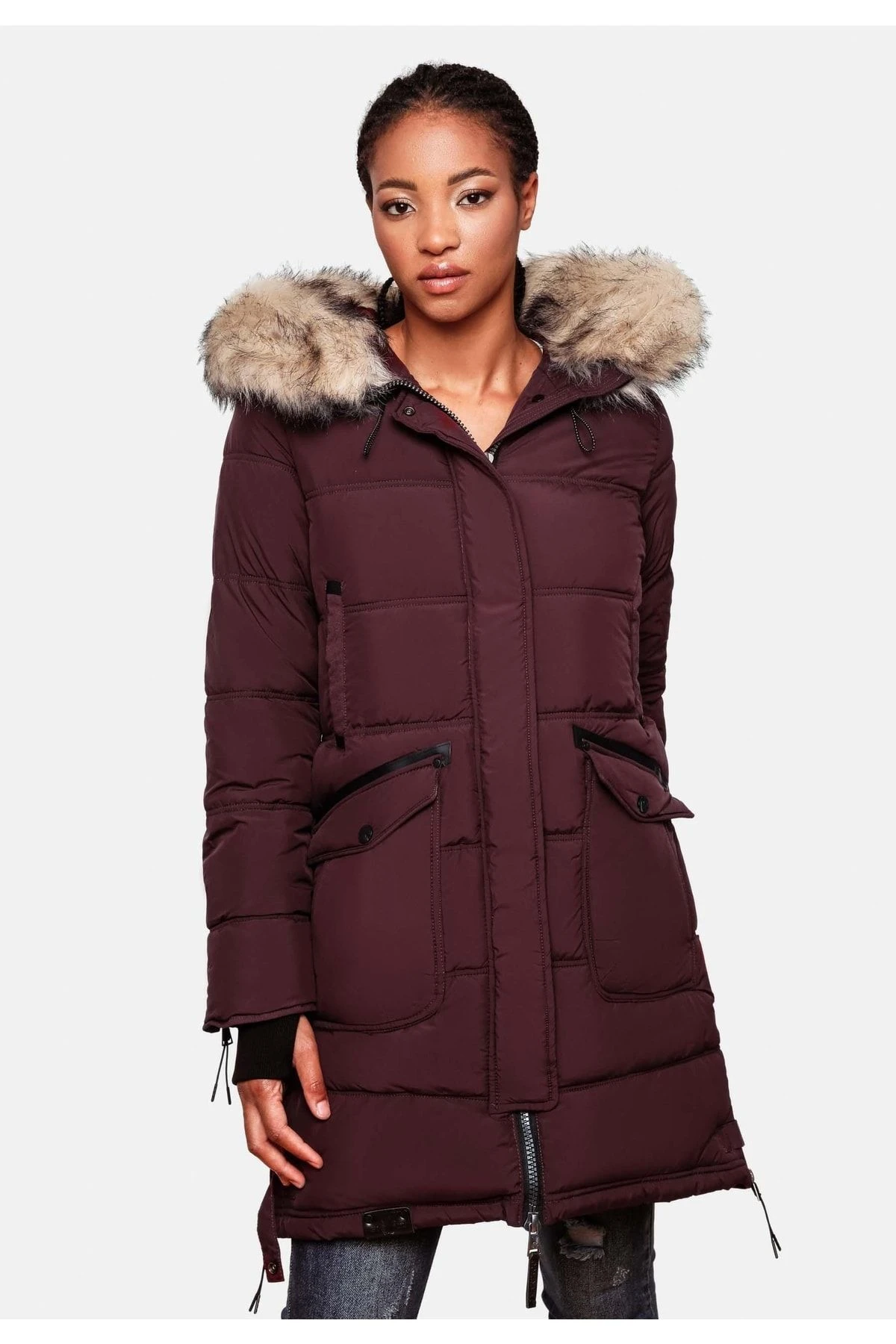 Marikoo Mantel - Rot - Puffer Damen Mäntel 675243500 3 Marikoo Mantel - Rot - Puffer Damen Mäntel 675243500