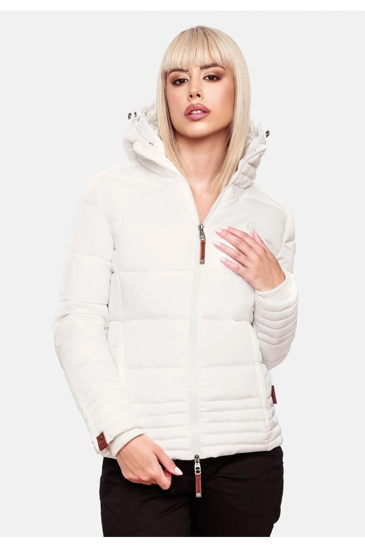 Marikoo Winterjacke - Weiß - Puffer Damen Winterjacken 675233104 3 Marikoo Winterjacke - Weiß - Puffer Damen Winterjacken 675233104