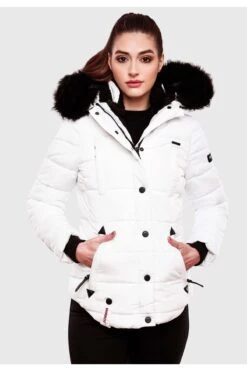 Marikoo Winterjacke - Weiß - Puffer Damen Winterjacken 675237107