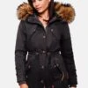 Marikoo VIVA - Wintermantel - Black