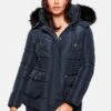 Marikoo Winterjacke - Blau - Parka Damen Winterjacken 675234437