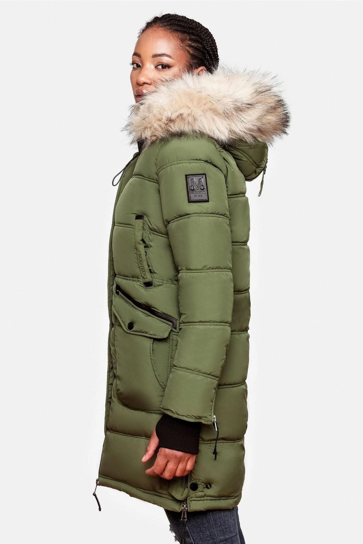 Marikoo Mantel - Grün - Puffer Damen Mäntel 675241026 4 Marikoo Mantel - Grün - Puffer Damen Mäntel 675241026 – Bild 2