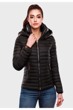 Marikoo Winterjacke - Schwarz - Puffer Damen Winterjacken 675241051
