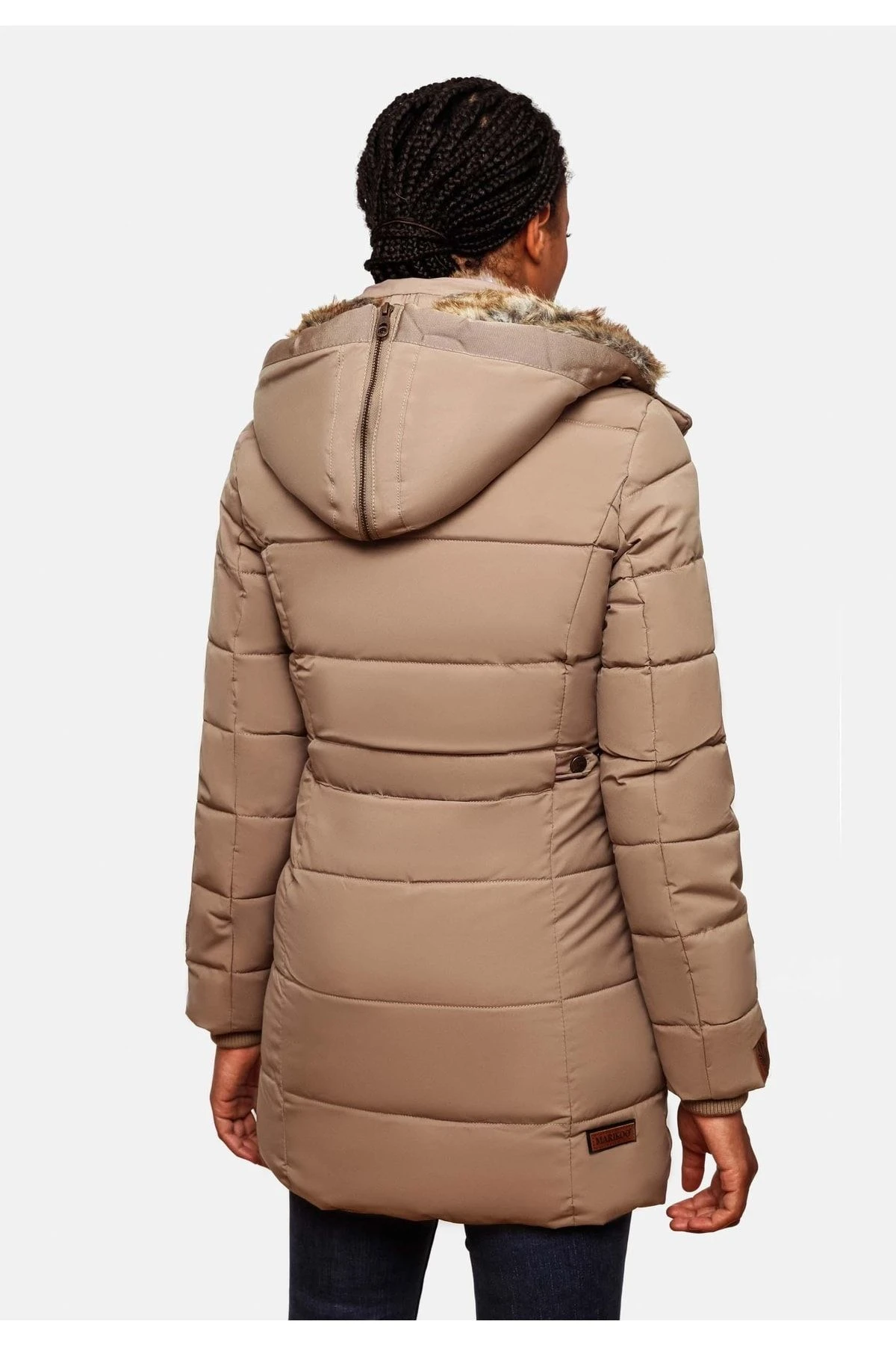 Marikoo Mantel - Braun - Parka Damen Mäntel 675240426 5 Marikoo Mantel - Braun - Parka Damen Mäntel 675240426 – Bild 3