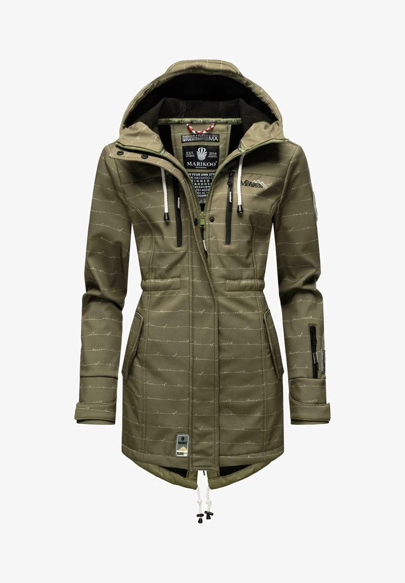 Marikoo ZIMTZICKE - Parka - Olive Lines 7 Marikoo ZIMTZICKE - Parka - Olive Lines – Bild 5