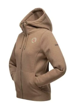 Marikoo SETSUNAA - Sweatjacke - Taupe Grey Melange -Marikoo 757cc9ded1df41199c5da5aec935aa4a