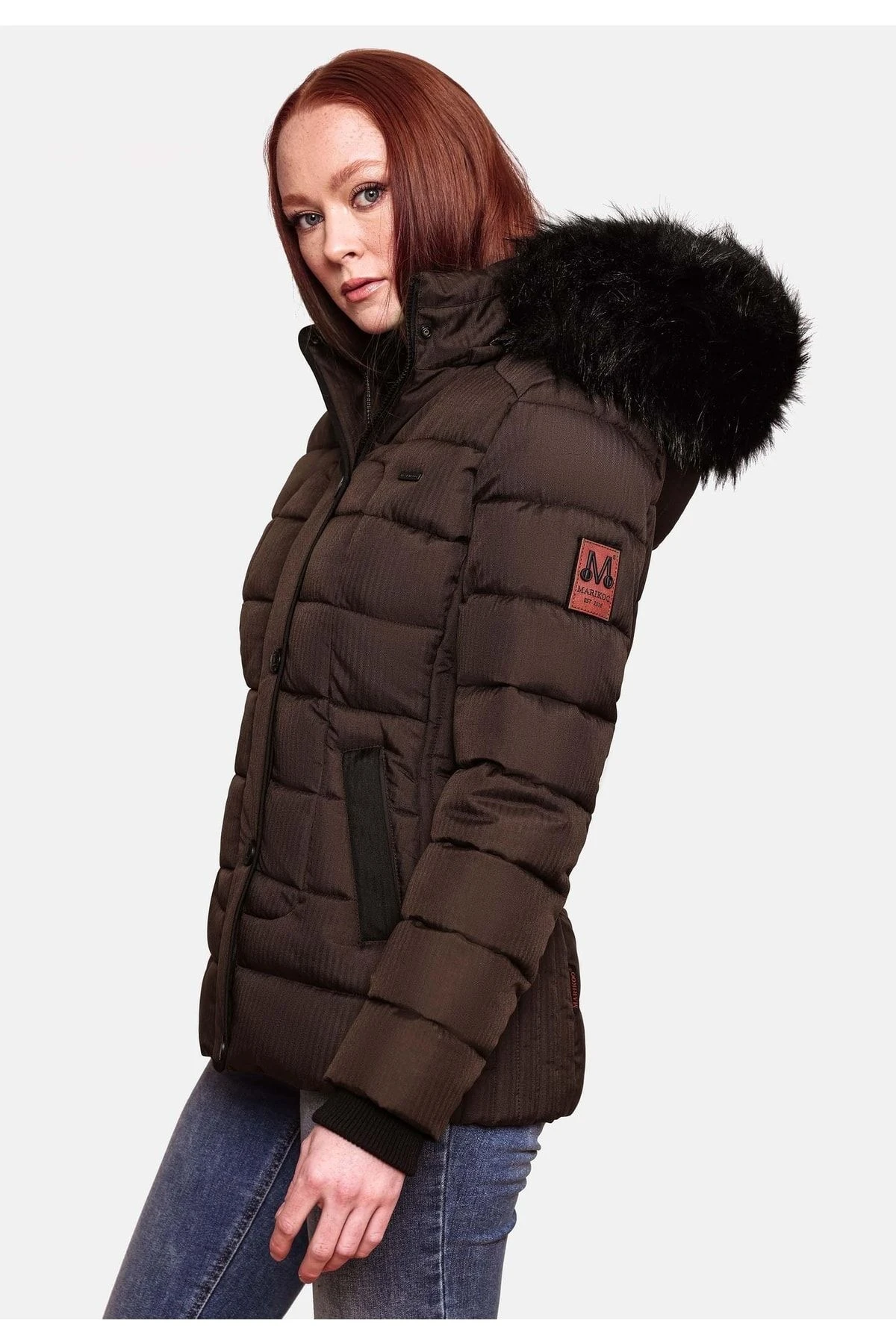 Marikoo Winterjacke - Braun - Puffer Damen Winterjacken 675235991 4 Marikoo Winterjacke - Braun - Puffer Damen Winterjacken 675235991 – Bild 2