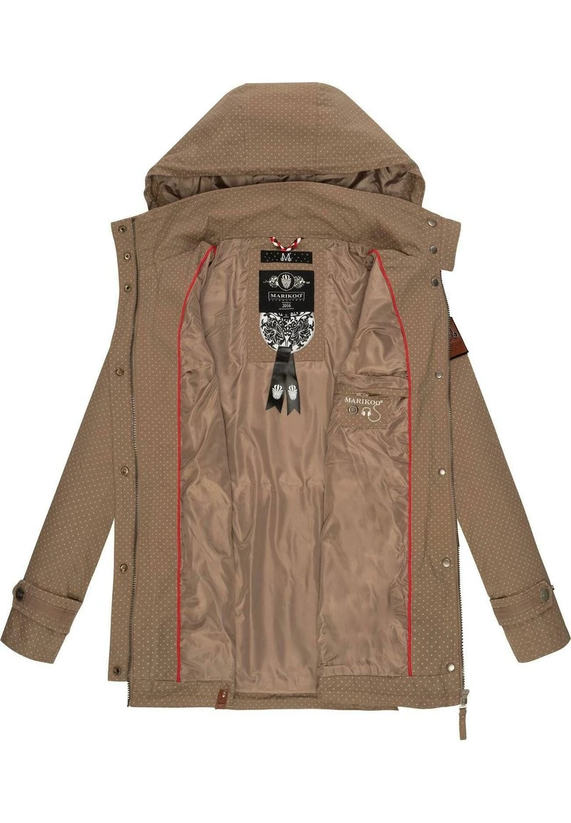 Marikoo NYOKOO - Parka - Taupe Dots 7 Marikoo NYOKOO - Parka - Taupe Dots – Bild 5