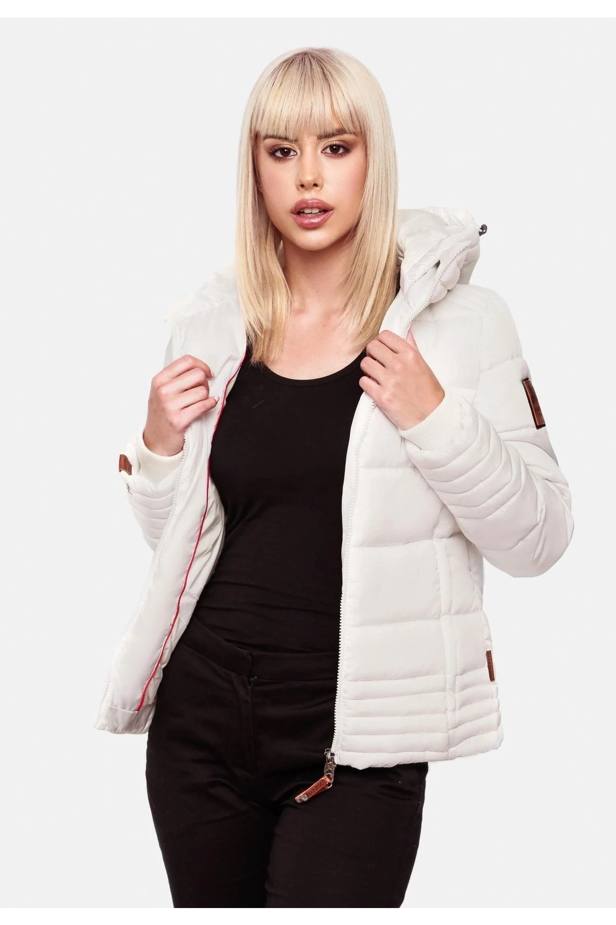 Marikoo Winterjacke - Weiß - Puffer Damen Winterjacken 675233104 4 Marikoo Winterjacke - Weiß - Puffer Damen Winterjacken 675233104 – Bild 2