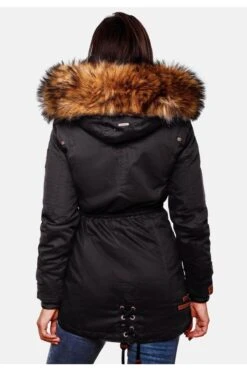 Marikoo Mantel - Schwarz - Parka Damen Mäntel 675238631 -Marikoo 8 org zoom 28