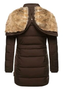 Marikoo LIEBLINGS - Wintermantel - Dark Brown -Marikoo 9703f33afb164686af12fa2500debcbc