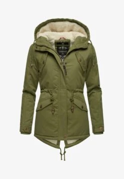 Marikoo MANOLYA - Wintermantel - Dusty Olive -Marikoo 98f0e6ac8bb8497593ed6e3dbd67d891 1