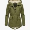 Marikoo MANOLYA - Wintermantel - Dusty Olive -Marikoo 98f0e6ac8bb8497593ed6e3dbd67d891