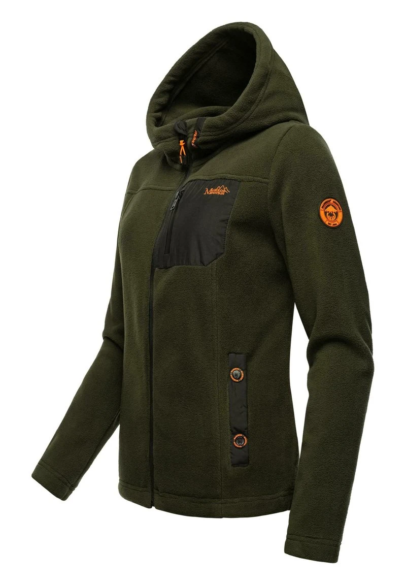Marikoo MOUNT IWAKI - Fleecejacke - Olive 4 Marikoo MOUNT IWAKI - Fleecejacke - Olive – Bild 2