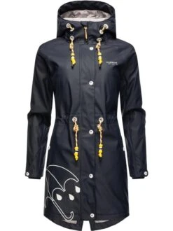 Marikoo Damen Regenmantel - Dancing Umbrella
