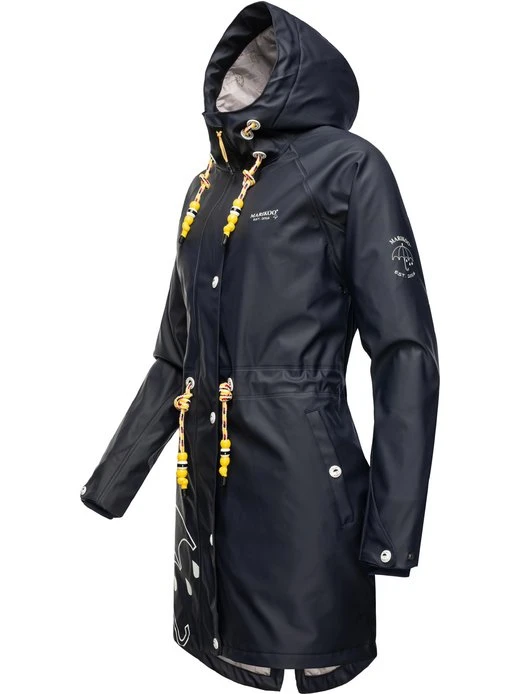 Marikoo Damen Regenmantel - Dancing Umbrella 4 Marikoo Damen Regenmantel - Dancing Umbrella – Bild 2