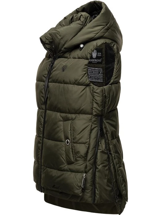 Marikoo Damen Steppweste - Zarinaa 6 Marikoo Damen Steppweste - Zarinaa – Bild 4