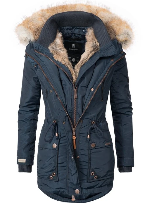 Marikoo Damen Wintermantel - Grinsekatze 3 Marikoo Damen Wintermantel - Grinsekatze