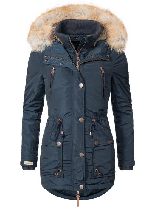 Marikoo Damen Wintermantel - Grinsekatze 6 Marikoo Damen Wintermantel - Grinsekatze – Bild 4