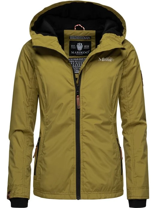 Marikoo Damen Übergangsjacke - Brombeere 2 Marikoo Damen Übergangsjacke - Brombeere