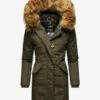 Marikoo KARMAA - Wintermantel - Olive -Marikoo b48d2597be044b43ba6540b94b7d457c